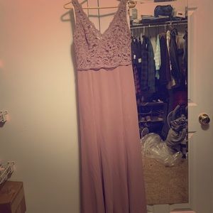David’s Bridal bridesmaid dress.ColorQuartz Size10